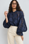 Talía | Blusa de Manga Larga con Estampado Floral