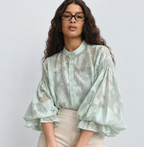Talía | Blusa de Manga Larga con Estampado Floral
