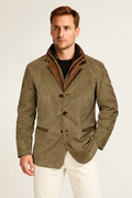 Chaqueta de ante vintage elegante