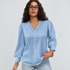 Alison | Blusa con Pliegues Cómodos