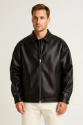Chaqueta con cremallera holgada