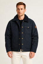 Chaqueta con borreguito y bolsillos cómoda