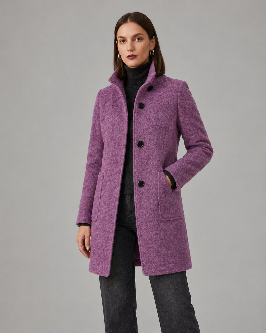 ABRIGO DE INVIERNO ELEGANTE PARA MUJER