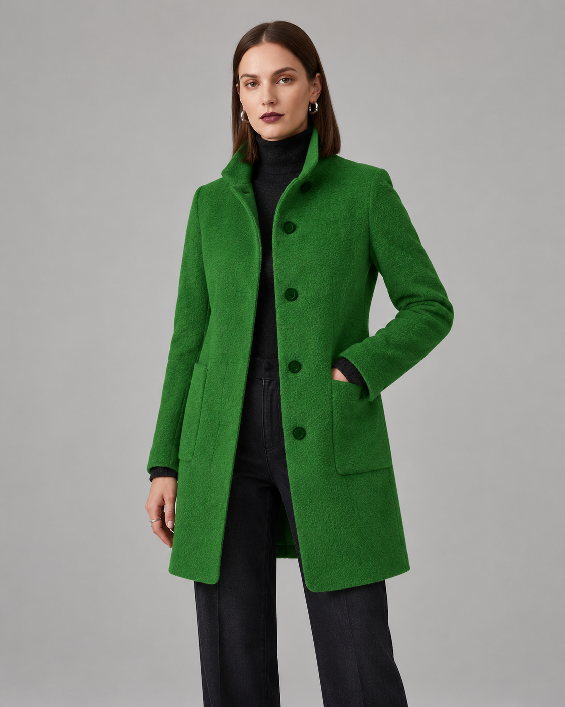 ABRIGO DE INVIERNO ELEGANTE PARA MUJER