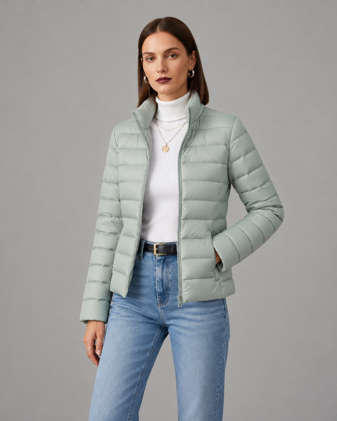 CHAQUETA DE ENTRETIEMPO PRIMAVERAL PARA MUJER