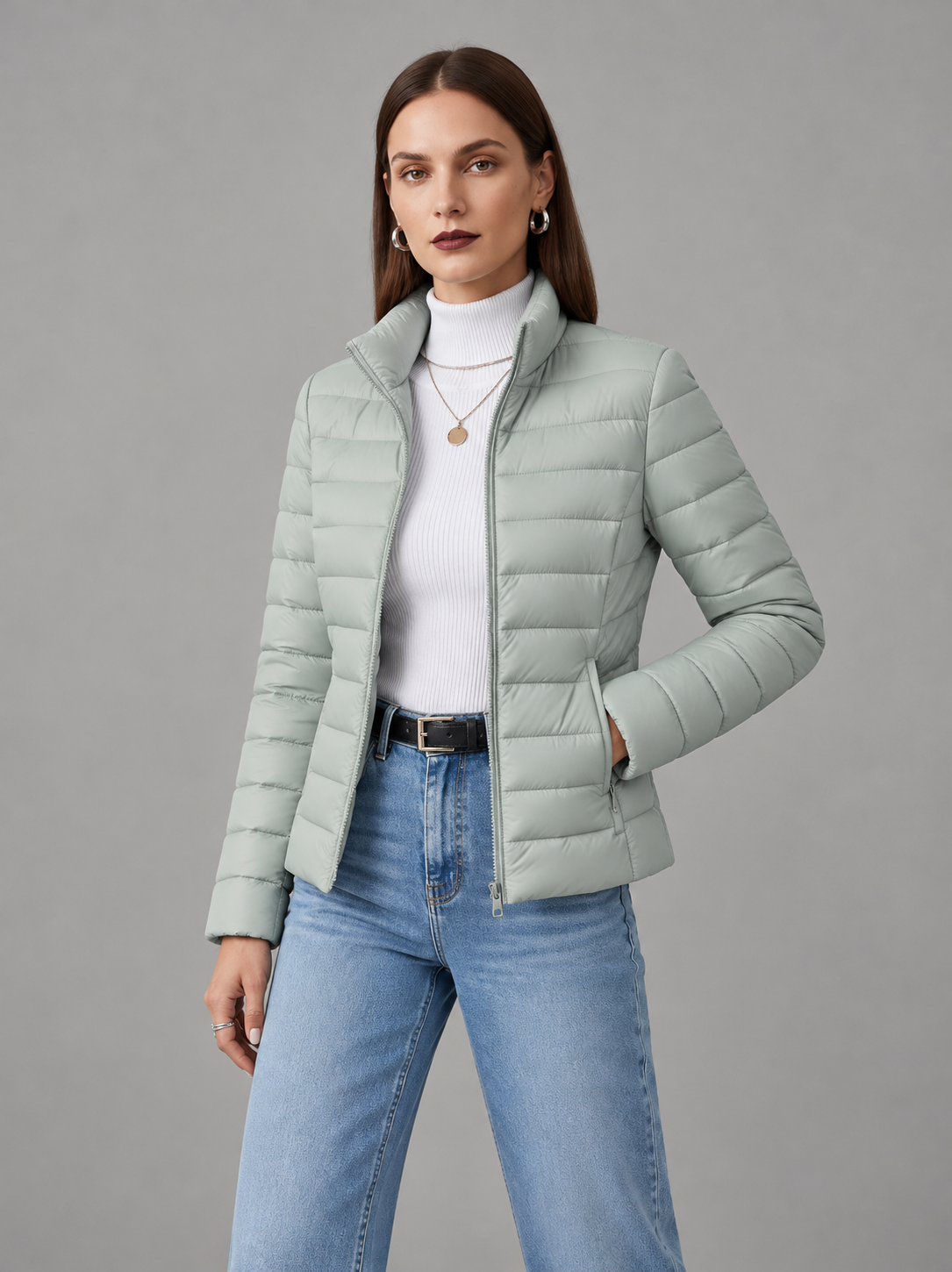 CHAQUETA DE ENTRETIEMPO PRIMAVERAL PARA MUJER