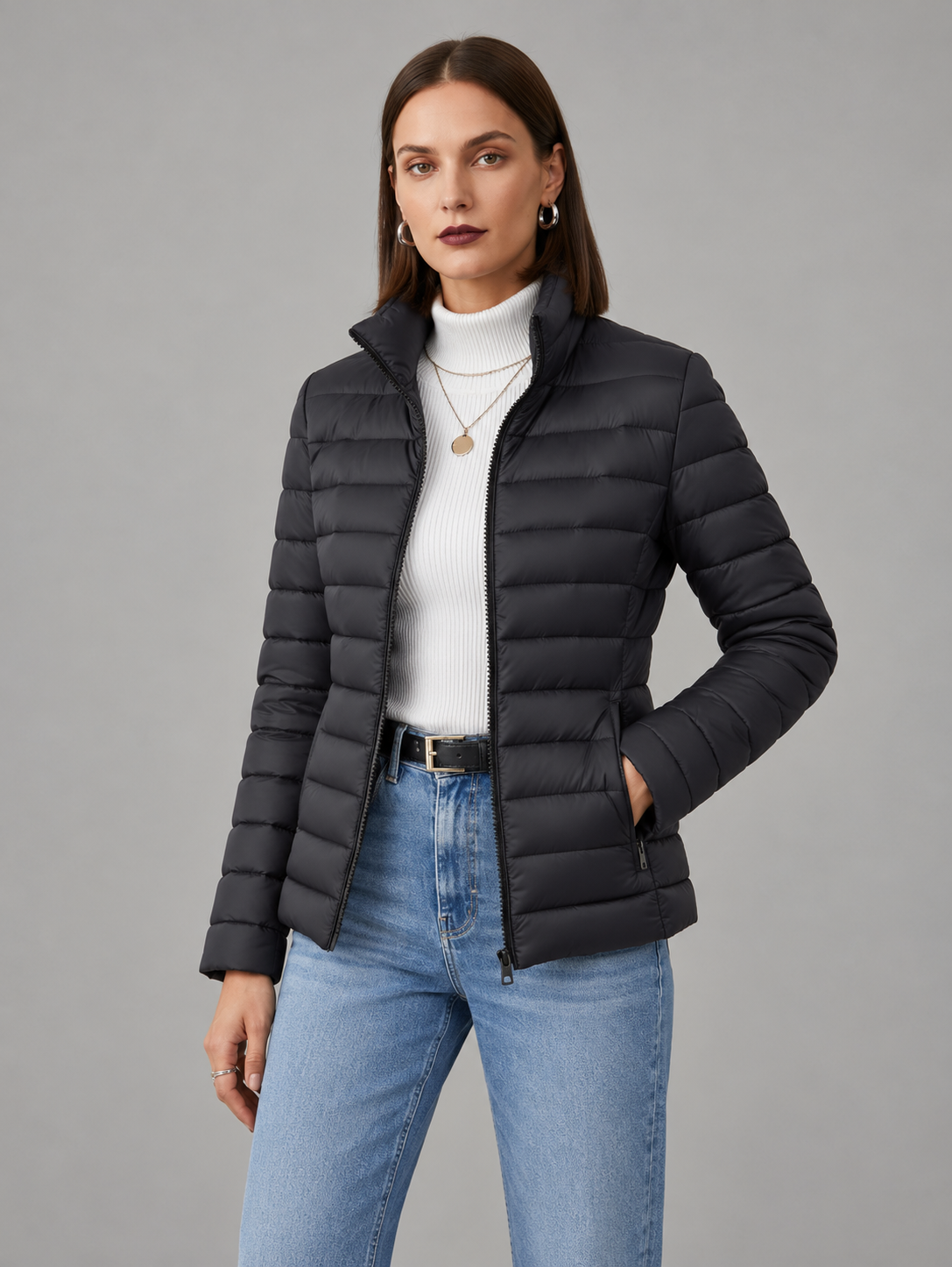 CHAQUETA DE ENTRETIEMPO PRIMAVERAL PARA MUJER
