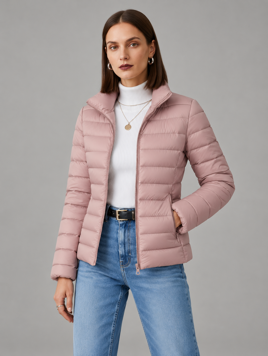 CHAQUETA DE ENTRETIEMPO PRIMAVERAL PARA MUJER