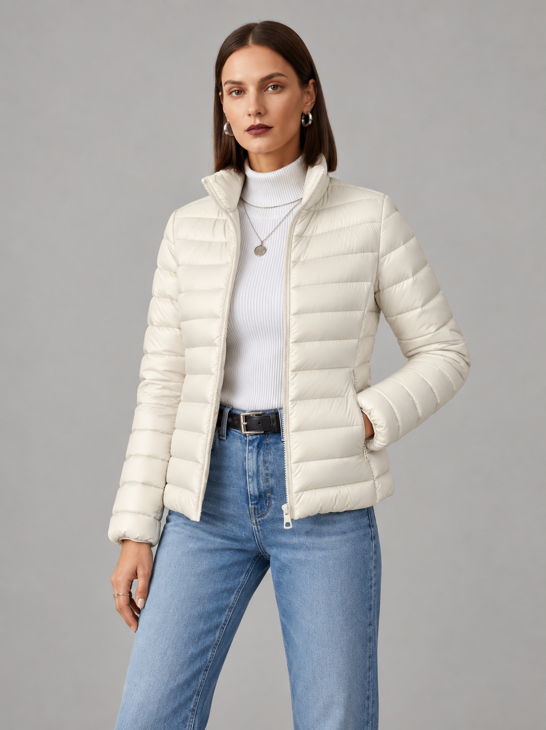 CHAQUETA DE ENTRETIEMPO PRIMAVERAL PARA MUJER