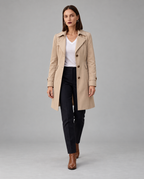 ABRIGO LARGO ELEGANTE PARA MUJER