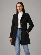 GABARDINA CLÁSICA ELEGANTE ATEMPORAL PARA MUJER