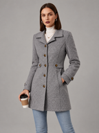GABARDINA CLÁSICA ELEGANTE ATEMPORAL PARA MUJER