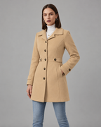 GABARDINA CLÁSICA ELEGANTE ATEMPORAL PARA MUJER