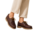 NÁUTICOS  CLÁSICOS BENAVENTE UNISEX CORDONES PIEL PULL CAMEL