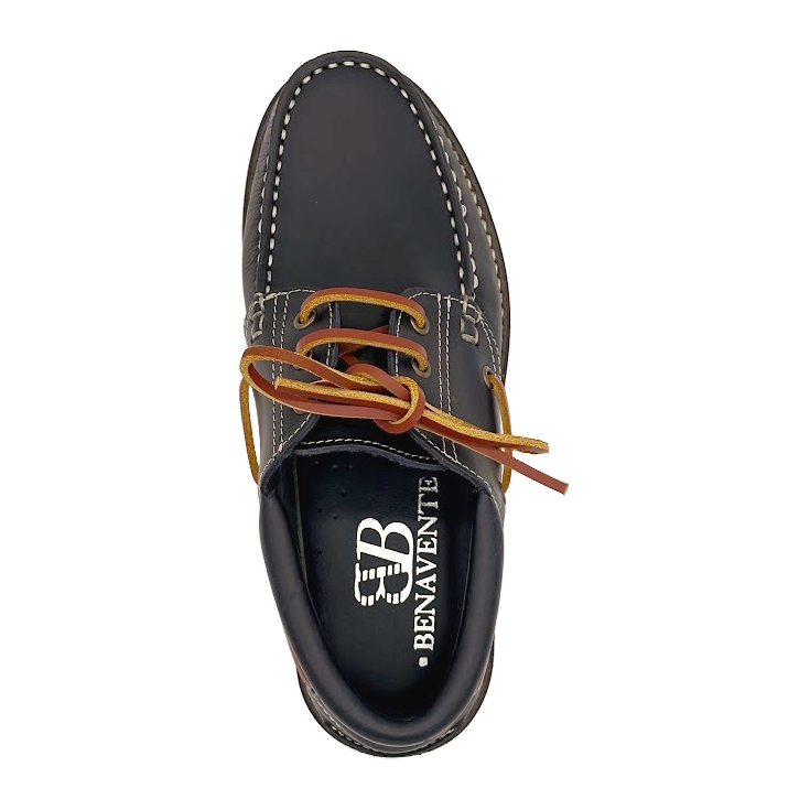 NÁUTICOS CLÁSICOS BENAVENTE UNISEX CORDONES PIEL PULL MARINO