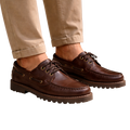 HOMBRE NÁUTICOS CLÁSICOS BENAVENTE CORDONES PULL CHOCOLATE