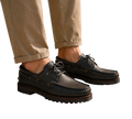 HOMBRE NÁUTICOS CLÁSICOS BENAVENTE CORDONES PULL NEGRO