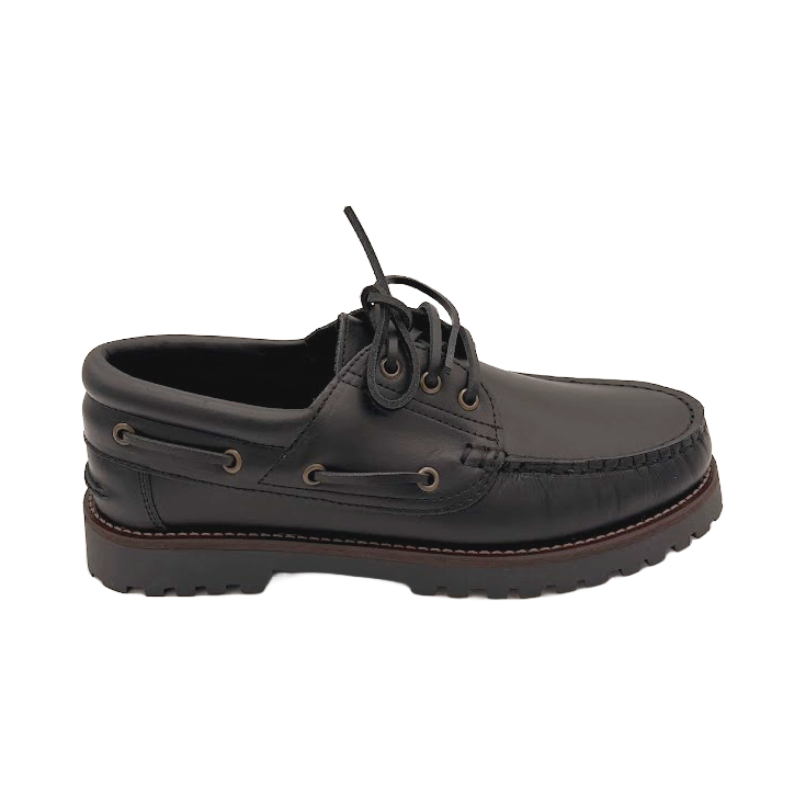 HOMBRE NÁUTICOS CLÁSICOS BENAVENTE CORDONES PULL NEGRO