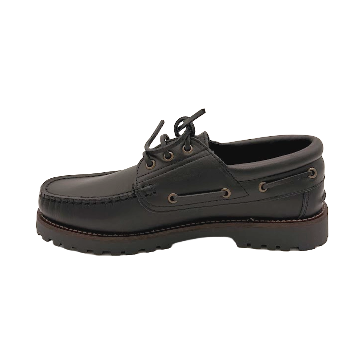 HOMBRE NÁUTICOS CLÁSICOS BENAVENTE CORDONES PULL NEGRO