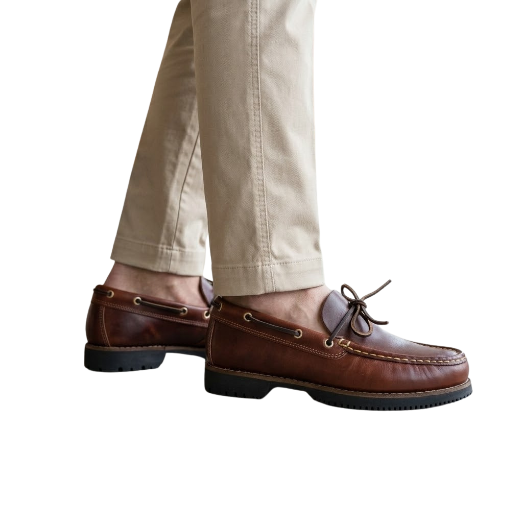 HOMBRE NÁUTICOS LAZO PULL MARRON 205