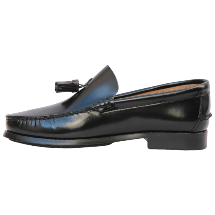 HOMBREMOCASIN P/G BORLAS NEGRO PISO/GOMA