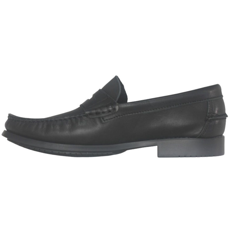 HOMBRE MOCASIN P/G ANTIFAZ PULL NEGRO