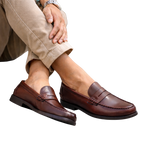 HOMBRE MOCASIN P/G ANTIFAZ PULL CASTAÑA