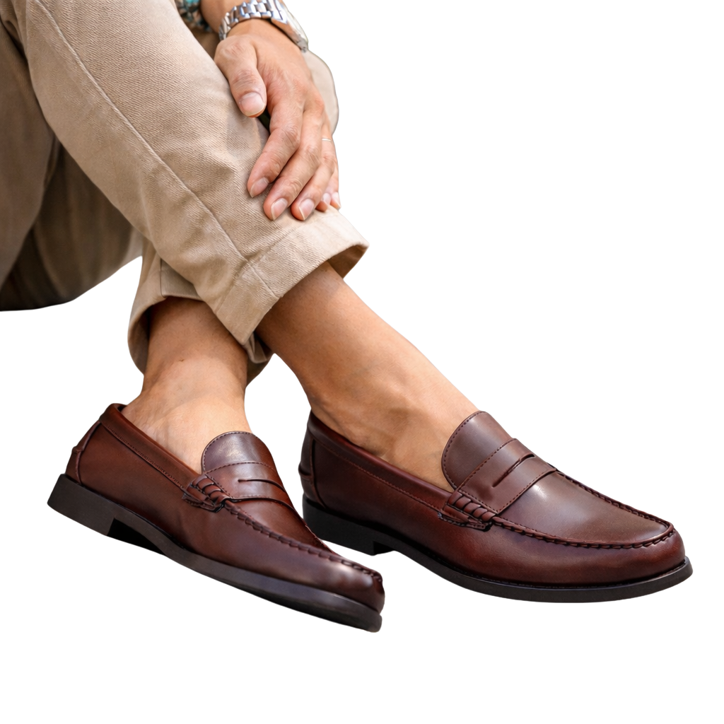 HOMBRE MOCASIN P/G ANTIFAZ PULL CASTAÑA