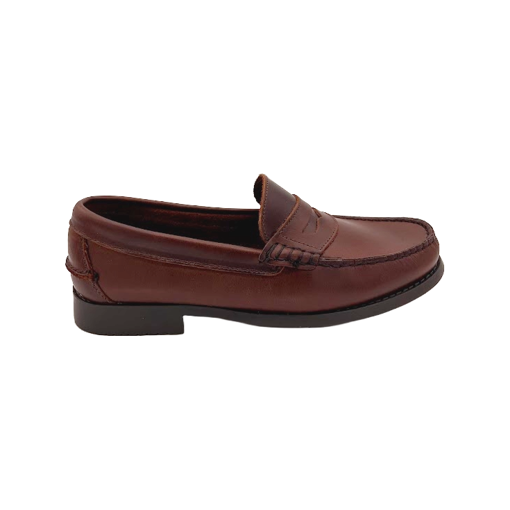 HOMBRE MOCASIN P/G ANTIFAZ PULL CASTAÑA