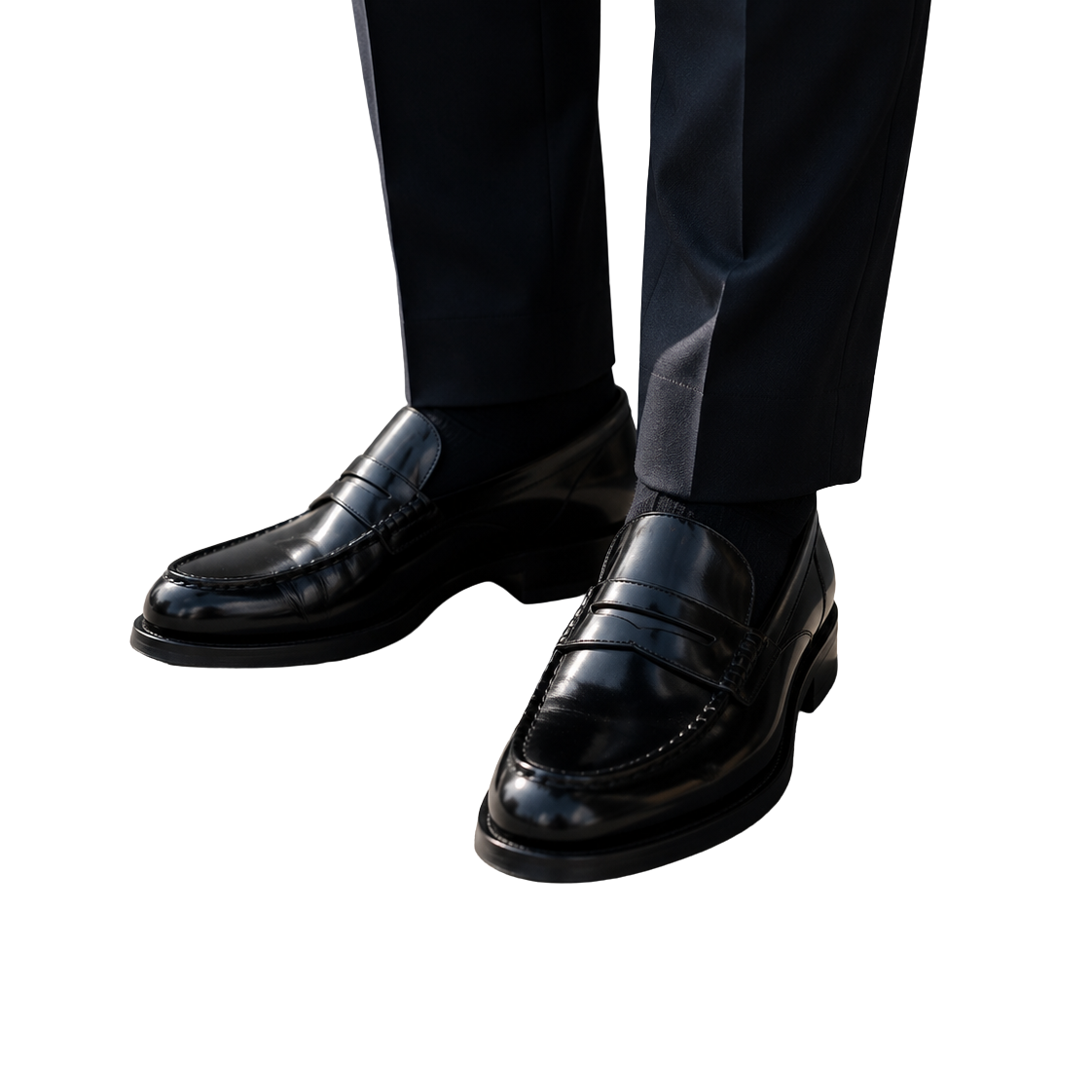 HOMBRE MOCASIN PISO GOMA ANTIFAZ NEGRO