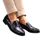 HOMBRE MOCASIN P/G ANTIFAZ BURDEOS