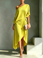 Camila │ Vestido Asimétrico Elegante