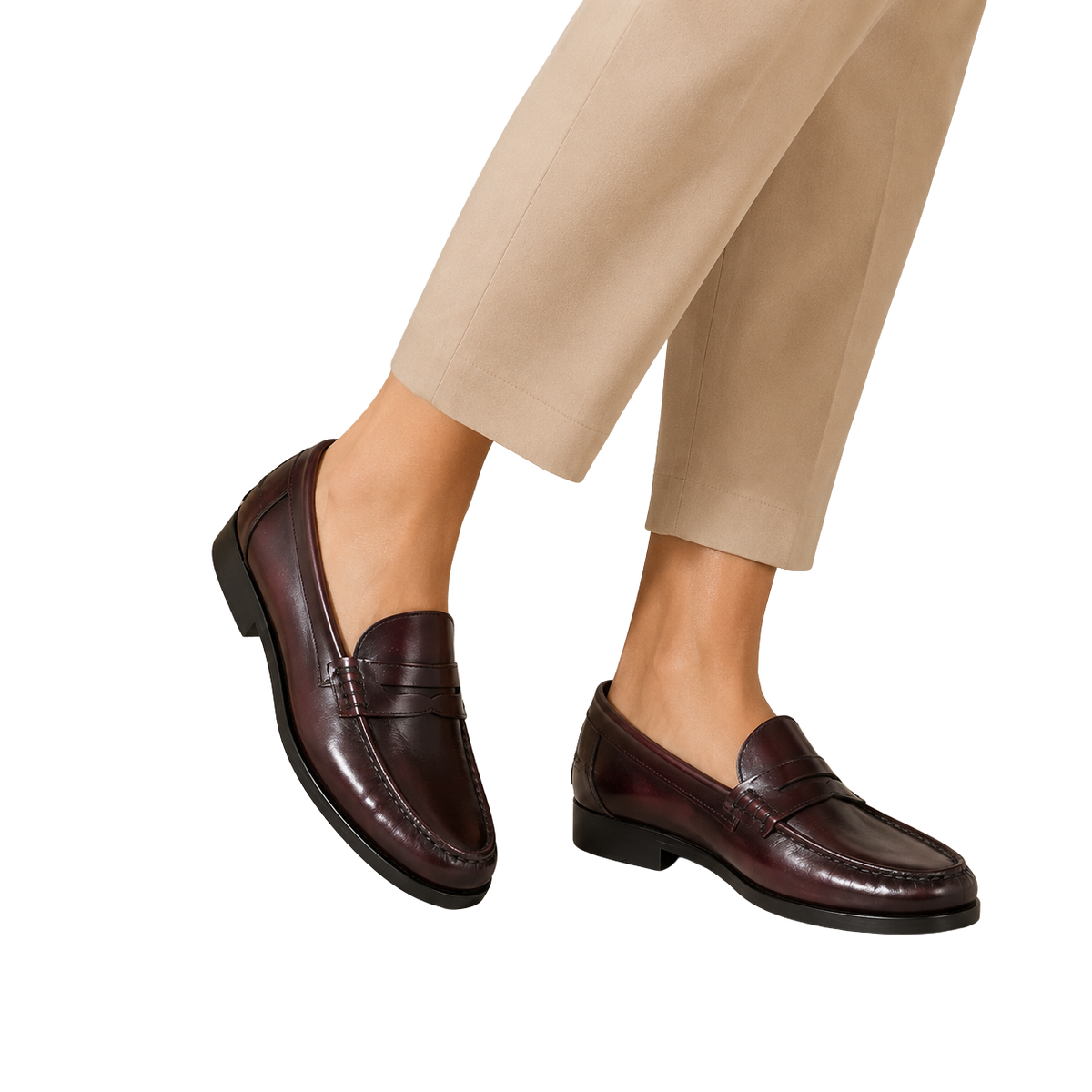 HOMBRE MOCASIN GENGIS MORRIS BURDEOS