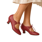 MUJER SALON BAILE MODELO CORDON ROJO