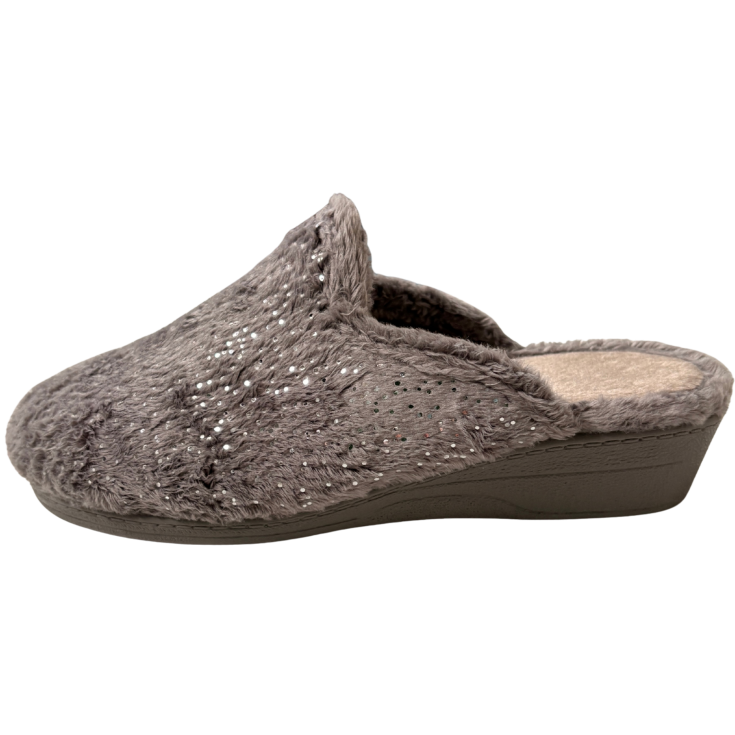 MUJER ZAPATILLAS DE ESTAR POR CASA CALMA GRIS