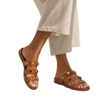 MUJER SANDALIA CAPRI CAMEL