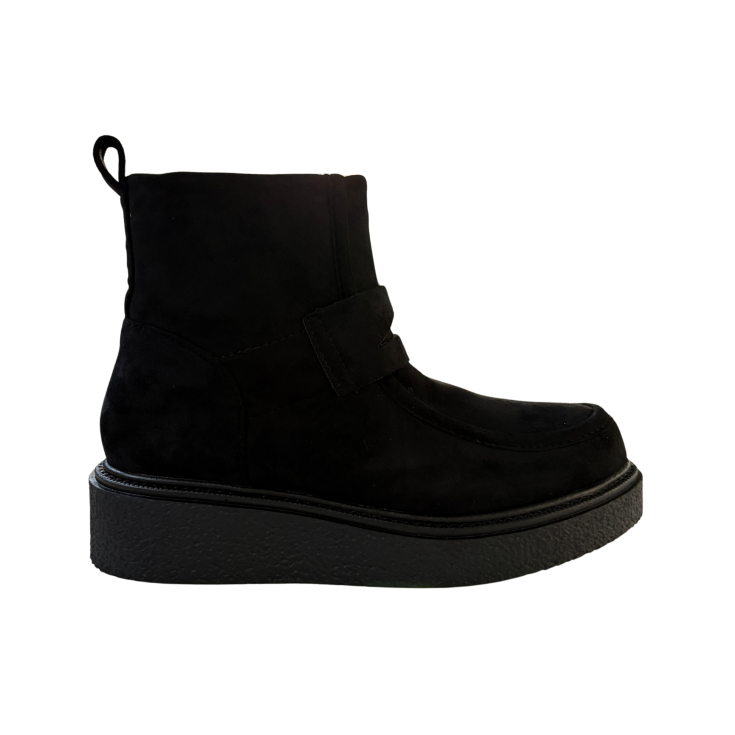 MUJER SXTM BOTIN PLATAFORMA FLEXA NEGRO