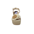 MUJER SANDALIA SALINA BEIGE ESPARTO