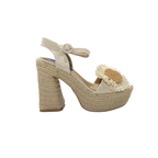 MUJER SANDALIA SALINA BEIGE ESPARTO