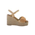 MUJER SANDALIA CUÑA VALERIA BEIGE
