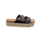 MUJER SANDALIA PLATAFORMA AMIRA NEGRO
