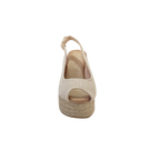 MUJER CUÑA DE ESPARTO GRETA BEIGE