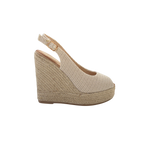 MUJER CUÑA DE ESPARTO GRETA BEIGE