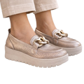 MUJER MOCASIN COMODO GLIDEA BRONCE