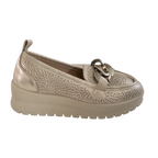 MUJER MOCASIN COMODO GLIDEA PLATINO
