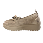 MUJER MOCASIN COMODO GLIDEA PLATINO