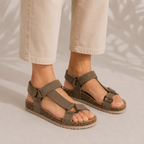 MUJER SANDALIA BELMINA TAUPE