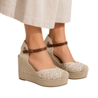 MUJER ESPARTO MARINERO BEIGE JULIA