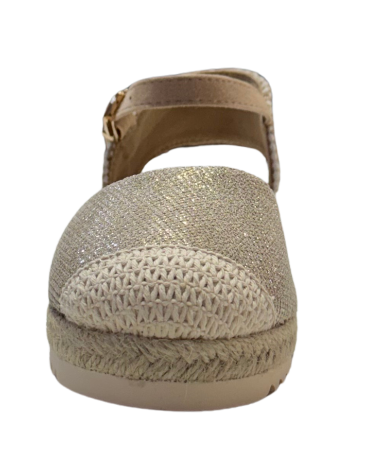 NIÑO ESPARTOS NIÑA TEXTIL ORO