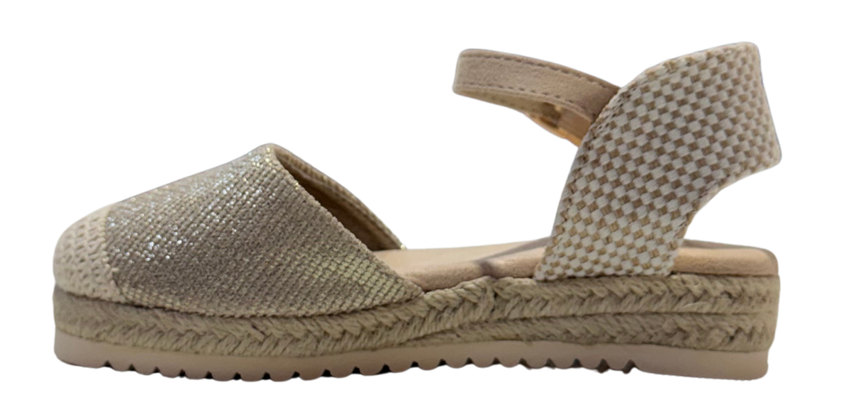 NIÑO ESPARTOS NIÑA TEXTIL ORO
